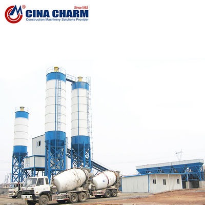 qualità  Building Material Shops Changli Good Quality 180M3/H Ready Mixed Concrete Plant HZS180 Belt Conveyor Concrete Batching Plant fabbrica